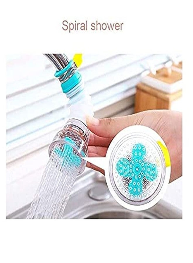 Rukshv Adjustable Rotating Water Saving Nozzle Shower Head Faucet Multiple Types of Output Water Valve Splash Regulator Filter Kitchen Tap Accessories (Pack of 1) - Image 5
